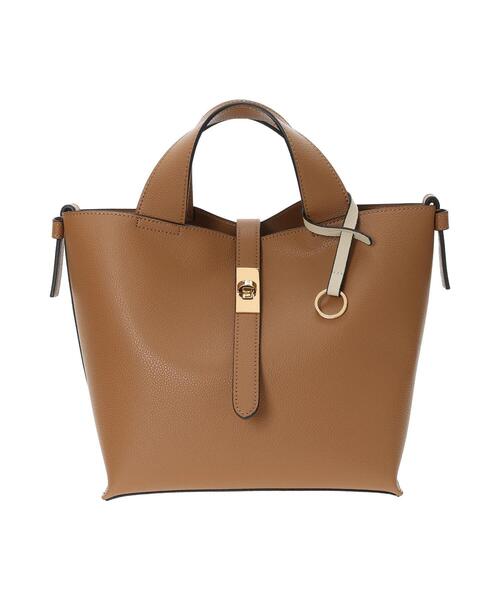 Te chichi(テチチ)の「ベルト2WAYミニハンドバッグ(ハンドバッグ・レディース・オフホワイト/グレー/ブラウン・F)」の3枚目の写真