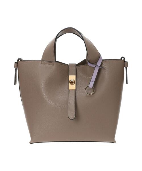 Te chichi(テチチ)の「ベルト2WAYミニハンドバッグ(ハンドバッグ・レディース・オフホワイト/グレー/ブラウン・F)」の11枚目の写真