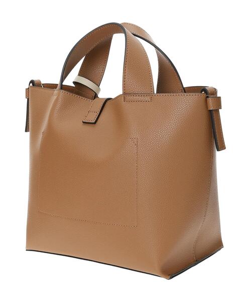 Te chichi(テチチ)の「ベルト2WAYミニハンドバッグ(ハンドバッグ・レディース・オフホワイト/グレー/ブラウン・F)」の12枚目の写真