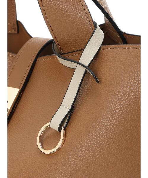 Te chichi(テチチ)の「ベルト2WAYミニハンドバッグ(ハンドバッグ・レディース・オフホワイト/グレー/ブラウン・F)」の15枚目の写真