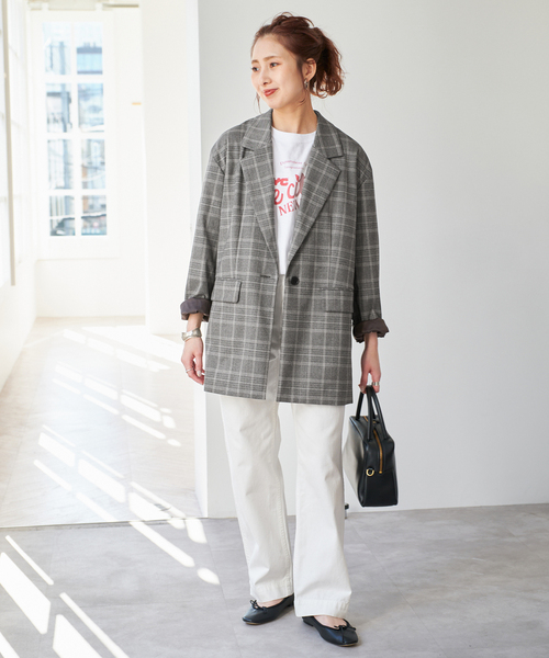 Spick & Span（スピックアンドスパン）の「TRロングジャケット（その他アウター・レディース・その他1/ブラック・36/38）」の4枚目の写真