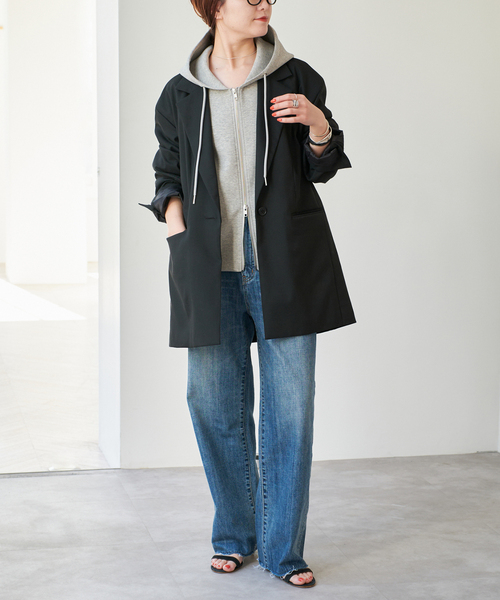 Spick & Span（スピックアンドスパン）の「TRロングジャケット（その他アウター・レディース・その他1/ブラック・36/38）」の8枚目の写真