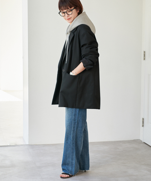 Spick & Span（スピックアンドスパン）の「TRロングジャケット（その他アウター・レディース・その他1/ブラック・36/38）」の9枚目の写真