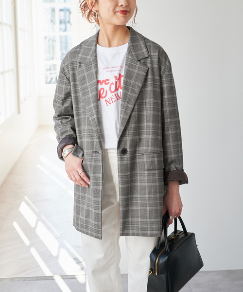 Spick & Span（スピックアンドスパン）の「TRロングジャケット（その他アウター・レディース・その他1/ブラック・36/38）」の12枚目の写真