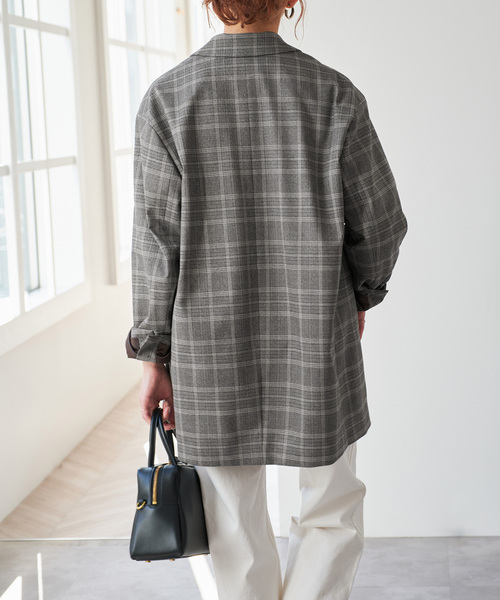 Spick & Span（スピックアンドスパン）の「TRロングジャケット（その他アウター・レディース・その他1/ブラック・36/38）」の14枚目の写真