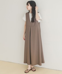 ITEMS URBANRESEARCH | Vネックジャンパースカート(ワンピース)