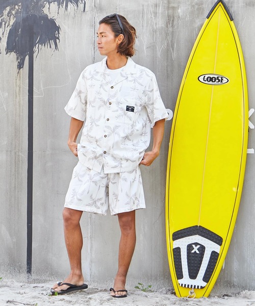 Kahiko(カヒコ)の「【Kahiko】SURF&Palms カリッサMEN'Sシャツ(シャツ/ブラウス・メンズ・ブラック/ホワイト/ブルー・FREE)」の8枚目の写真