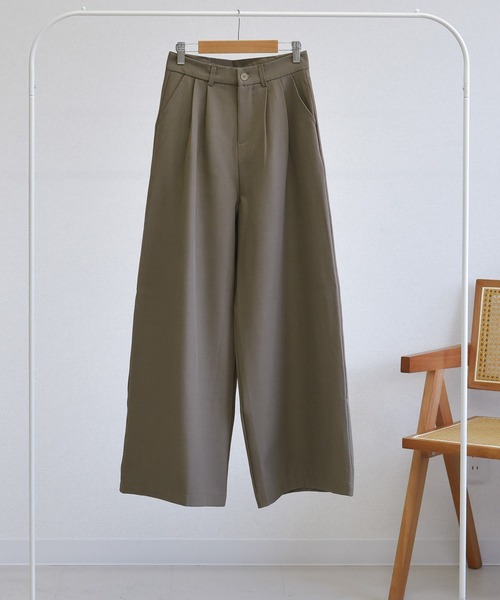 DAY CLOSET（デイ クローゼット）の「レディース マニッシュオックスハイウエストスラックス（スラックス・レディース・ブラック/アッシュブラウン/グレー/グレー系その他/サンドグレー・S/L/M/XL）」の9枚目の写真