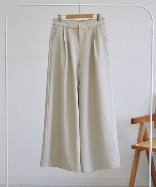 DAY CLOSET（デイ クローゼット）の「レディース マニッシュオックスハイウエストスラックス（スラックス・レディース・ブラック/アッシュブラウン/グレー/グレー系その他/サンドグレー・S/L/M/XL）」の12枚目の写真