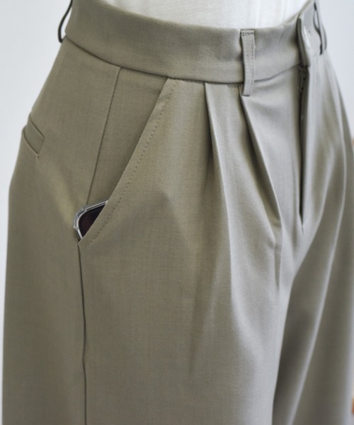 DAY CLOSET（デイ クローゼット）の「レディース マニッシュオックスハイウエストスラックス（スラックス・レディース・ブラック/アッシュブラウン/グレー/グレー系その他/サンドグレー・S/L/M/XL）」の17枚目の写真