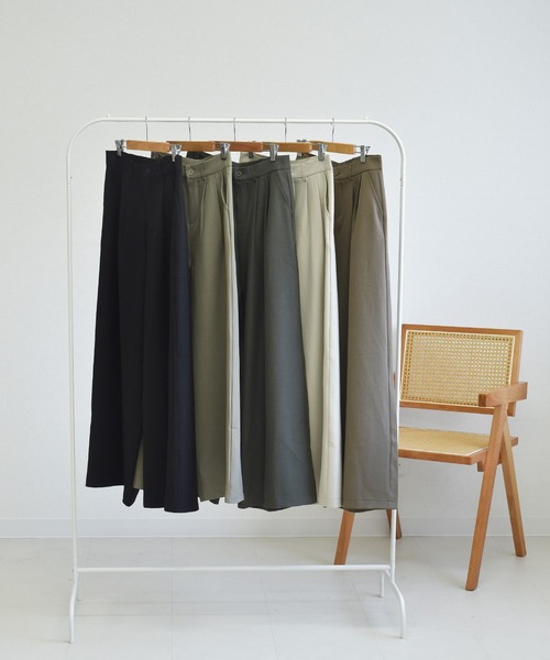 DAY CLOSET（デイ クローゼット）の「レディース マニッシュオックスハイウエストスラックス（スラックス・レディース・ブラック/アッシュブラウン/グレー/グレー系その他/サンドグレー・S/L/M/XL）」の20枚目の写真