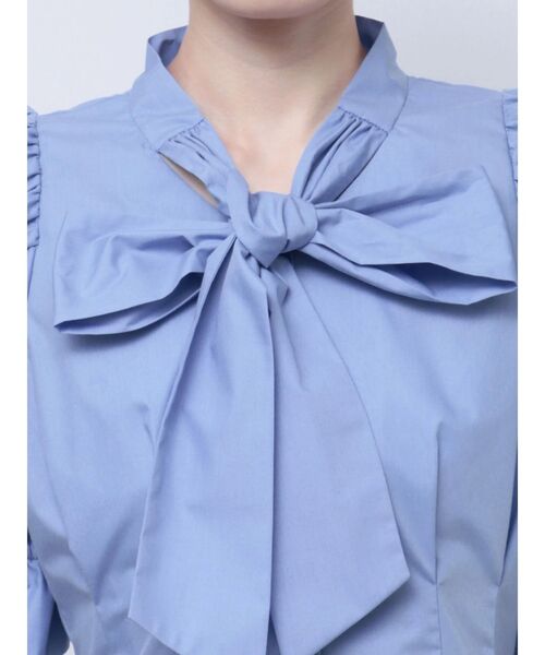 dazzlin（ダズリン）の「ペプラムタックボウタイブラウス（シャツ/ブラウス・レディース・オフホワイト/ブルー/ピンク/イエロー/その他1・FREE）」の20枚目の写真