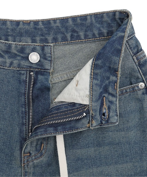 dispark（ディスパーク）の「DISPARK/ブラストデニムハーフパンツ（デニムパンツ・レディース・ライトインディゴブルー/インディゴブルー/ブラック・MEDIUM/LARGE）」の14枚目の写真