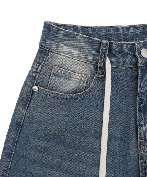 dispark（ディスパーク）の「DISPARK/ブラストデニムハーフパンツ（デニムパンツ・レディース・ライトインディゴブルー/インディゴブルー/ブラック・MEDIUM/LARGE）」の15枚目の写真