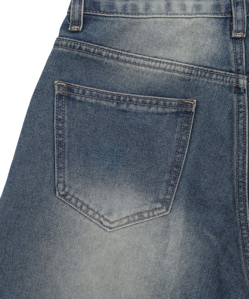 dispark（ディスパーク）の「DISPARK/ブラストデニムハーフパンツ（デニムパンツ・レディース・ライトインディゴブルー/インディゴブルー/ブラック・MEDIUM/LARGE）」の17枚目の写真