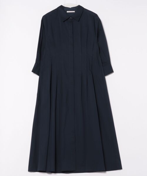 PREFERIR（プレフェリール）の「シャツワンピース長袖/バックリボン/M..Lツーサイズ（シャツワンピース・レディース・ブラウン/グリーン/ネイビー・MEDIUM/LARGE）」の19枚目の写真