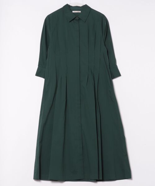 PREFERIR（プレフェリール）の「シャツワンピース長袖/バックリボン/M..Lツーサイズ（シャツワンピース・レディース・ブラウン/グリーン/ネイビー・MEDIUM/LARGE）」の18枚目の写真