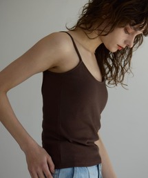 Back Open Rib Cut Camisole