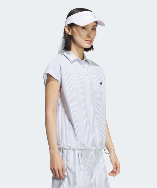 セール】シアサッカー フレンチスリーブ シャツ【adidas Golf