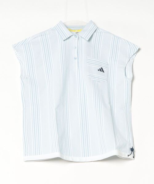 セール】シアサッカー フレンチスリーブ シャツ【adidas Golf