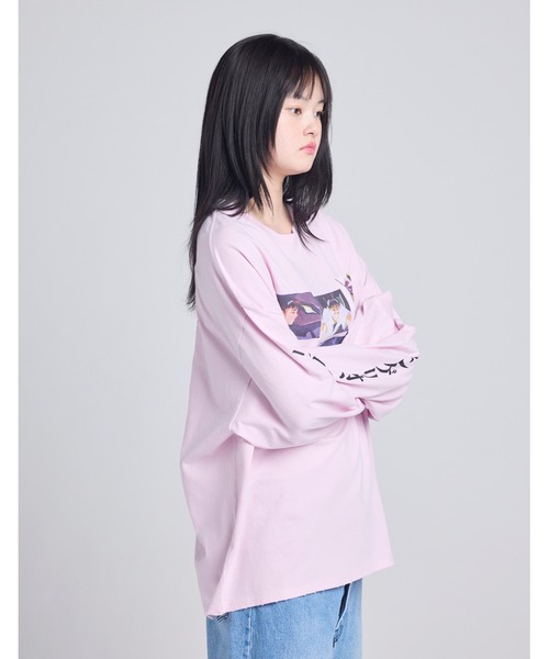 Little sunny bite(リトルサニーバイト)の「《evangelion x little sunny bite》 long tee(Tシャツ/カットソー・レディース・ホワイト/ピンク/ブラック・MEDIUM/SMALL)」の6枚目の写真