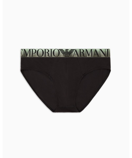 EMPORIO ARMANI(エンポリオアルマーニ)の「<オンライン限定>【エンポリオ アルマーニ】ブリーフ スーパーファインコットン(ブリーフ・メンズ・ネイビー/ブラック・X-LARGE/SMALL/MEDIUM/LARGE)」の2枚目の写真