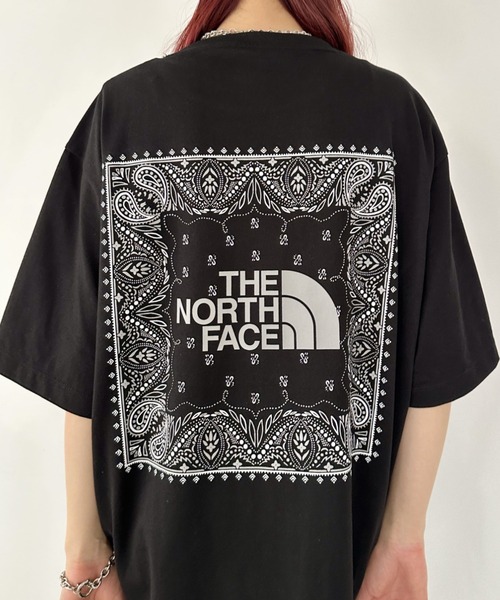 tシャツ 国内未発売 THE NORTH FACE(ザ・ノースフェイス)/ビッグロゴ プリント バンダナ 半袖 Tシャツ/M'S BANDANA S/ セール】国内未発売 THE NORTH FACE(ザ・ノースフェイス