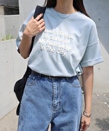 ANME（アンメ）の「【新色・新サイズ追加】立体ロゴプリントオーバーサイズ半袖Tシャツ（Tシャツ/カットソー）」