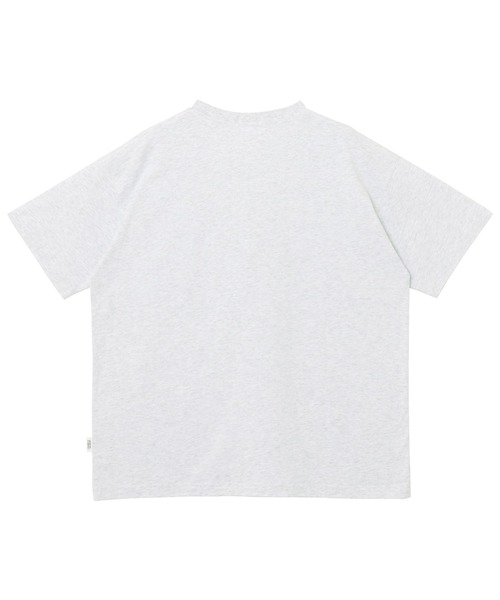 立体ロゴプリントオーバーサイズ半袖Tシャツ