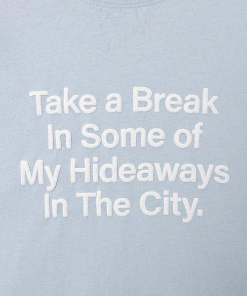 ANME(アンメ)の「【新色・新サイズ追加】立体ロゴプリントオーバーサイズ半袖Tシャツ(Tシャツ/カットソー・レディース・オートミール/ネイビー/サックスブルー/オフホワイト/ピンク/ホワイト×ブルー/キナリ・XL/L/XXL/M/S)」の18枚目の写真