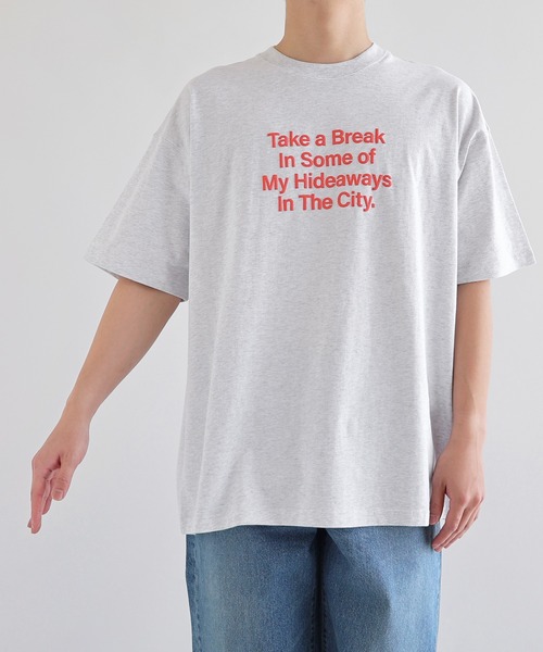 xoxome ロゴプリント オーバーサイズTシャツ xoxome ロゴプリント オーバーサイズTシャツ