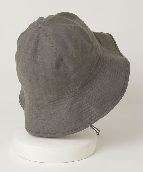 Nine Tailor（ナインテイラー）の「【Nine Tailor】 Canna Hat（ハット・メンズ・ブラック/グレー/キナリ・FREE）」の4枚目の写真