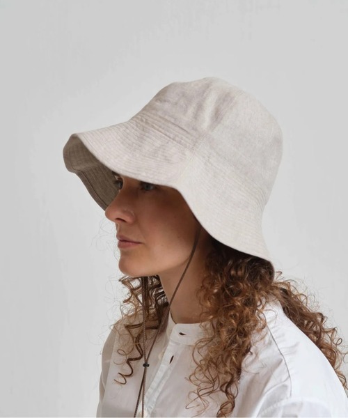 Nine Tailor（ナインテイラー）の「【Nine Tailor】 Canna Hat（ハット・メンズ・ブラック/グレー/キナリ・FREE）」の3枚目の写真