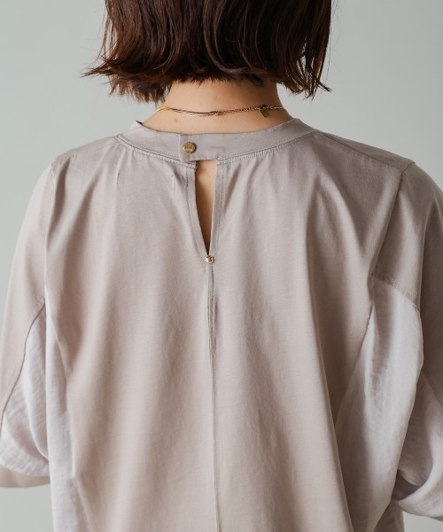 Bou Jeloud(ブージュルード)の「Wシルケットアシンメジッププルオーバー(Tシャツ/カットソー・レディース・ライム/グレー/ブラック・FREE)」の22枚目の写真
