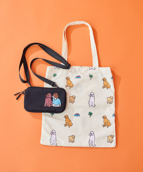 イアハピヨネ　バッグ セール】KEN NAKAYAMAコラボトラベルミニショルダー＆サブバッグ