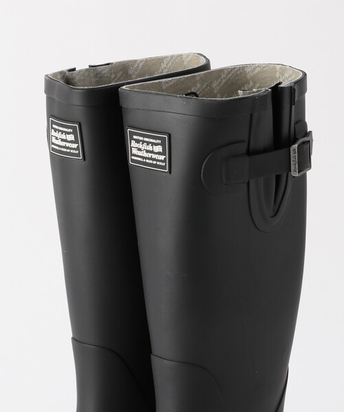 FREAK'S STORE(フリークスストア)の「Rockfish Weatherwear/ロックフィッシュ ウェザーウェア ORIGINAL MATT LONG RAINBOOTS/オリジナル マットロングレインブーツ(レインシューズ・レディース・ブラック・24.5cm/23.5cm)」の6枚目の写真