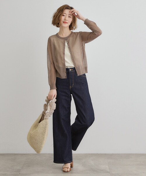 grove（グローブ）の「◆フリルギャザーペーパーワンショルダー（ショルダーバッグ・レディース・ライトベージュ/ダークグレー/ブラック・00）」の19枚目の写真