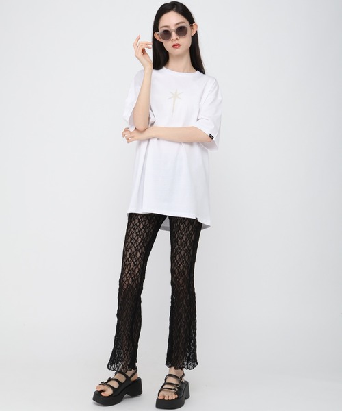 SAINTPAIN(セイントペイン)の「【UNISEX】SAINTPAIN/BONE TEE(Tシャツ/カットソー・レディース・ホワイト/ブラック・MEDIUM/LARGE)」の3枚目の写真