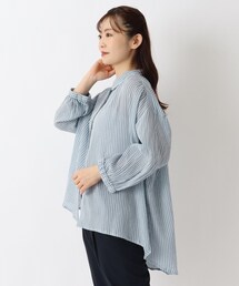 コットンワッシャーブラウス