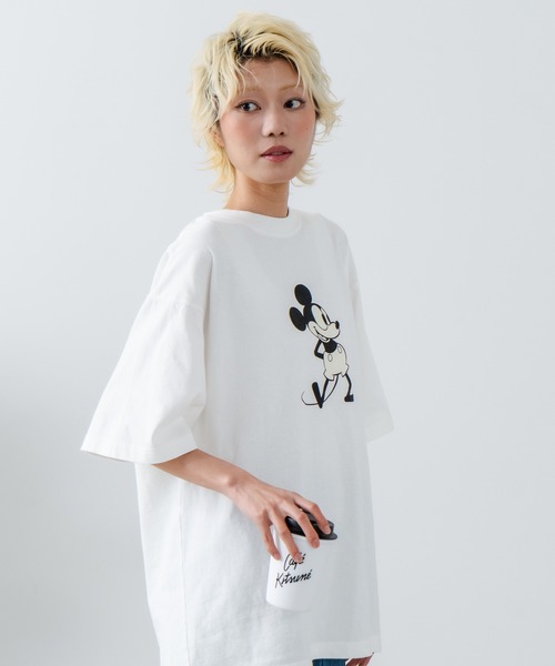 DISCUS(ディスカス)の「【DISCUS/ディスカス×Disney/ディズニー】グラフィックプリントTシャツ(Tシャツ/カットソー・レディース・ブラック系その他4/ブラック系その他2/ブラック系その他3/ホワイト系その他2/ホワイト系その他3/ホワイト系その他4/ブラック系その他/ホワイト系その他・MEDIUM/LARGE)」の20枚目の写真