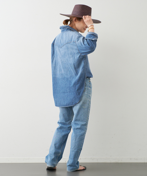 Citizens of humanity(シチズンズオブヒューマニティー)の「【CITIZENS OF HUMANITY/シチズンズ・オブ・ヒューマニティ】KAYLA WESTERN SHIRT(シャツ/ブラウス・レディース・ブルー・FREE)」の10枚目の写真