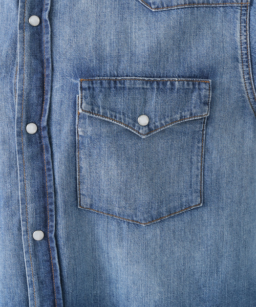 Citizens of humanity(シチズンズオブヒューマニティー)の「【CITIZENS OF HUMANITY/シチズンズ・オブ・ヒューマニティ】KAYLA WESTERN SHIRT(シャツ/ブラウス・レディース・ブルー・FREE)」の17枚目の写真
