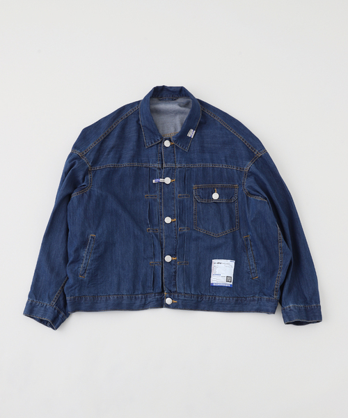 BAYCREW'S DEPO(ベイクルーズデポ)の「IN STRU(MEN-TAL) / インストルメンタル COTTON TENSEL DENIM JACKET(デニムジャケット・メンズ・ブルー/ブラック・48/46)」の2枚目の写真