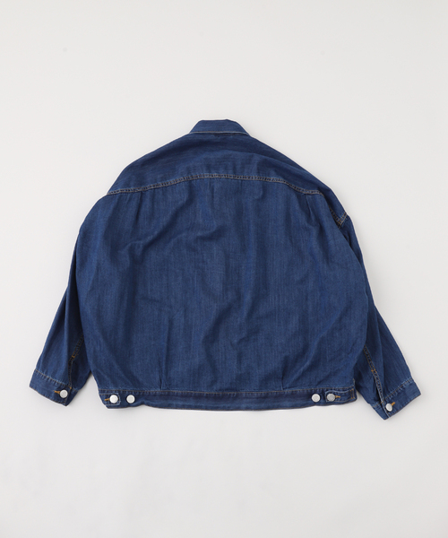 BAYCREW'S DEPO(ベイクルーズデポ)の「IN STRU(MEN-TAL) / インストルメンタル COTTON TENSEL DENIM JACKET(デニムジャケット・メンズ・ブルー/ブラック・48/46)」の3枚目の写真