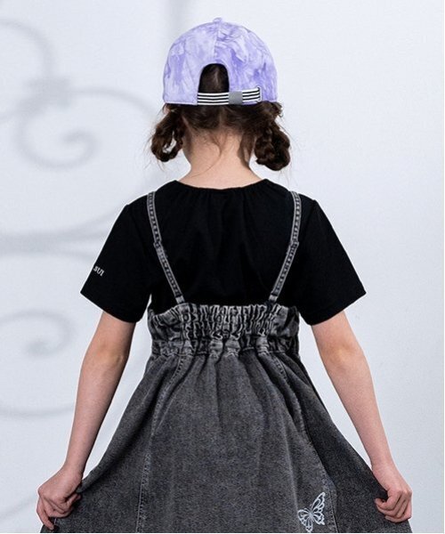 リボン刺しゅう短丈Tシャツ（Tシャツ/カットソー）｜ANNA SUI