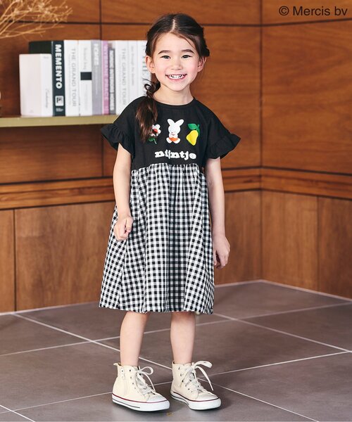 Diffusione Tessile::ワンピース:IT 46[RESALE] セール】【miffy 70周年】ドッキングワンピース（ワンピース