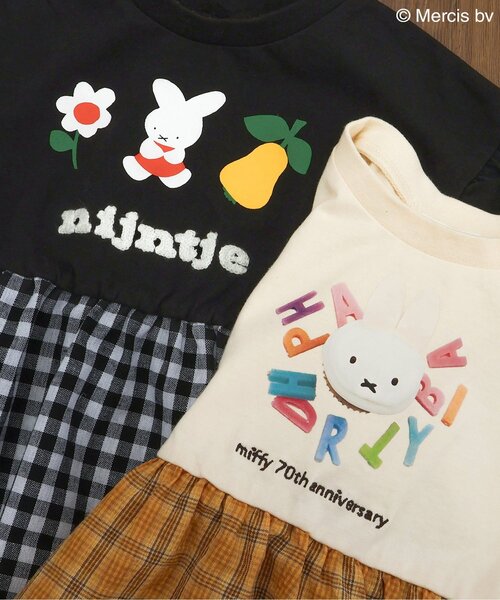 セール】【miffy 70周年】ドッキングワンピース（ワンピース