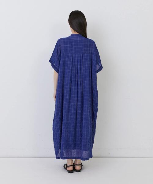 conges payes ADIEU TRISTESSE（コンジェ ペイエ アデュートリステス）の「コードトリミングコットンシャーリングワンピース（ワンピース・レディース・ホワイト系その他/ブルー系その他/グレー系その他・38）」の10枚目の写真