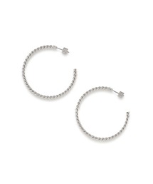 ツイストフープピアス