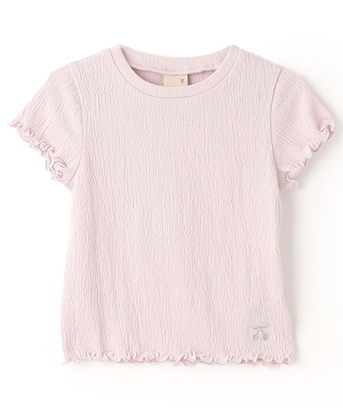 petit main(プティマイン)の「【GOODPRICE】楊柳Tシャツ(Tシャツ/カットソー・キッズ・モカ/ラベンダー/カラフル/アイボリー/エメラルド・130cm/120cm/110cm/80cm/90cm/100cm)」の4枚目の写真